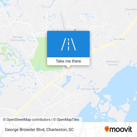 George Browder Blvd map