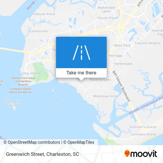 Greenwich Street map