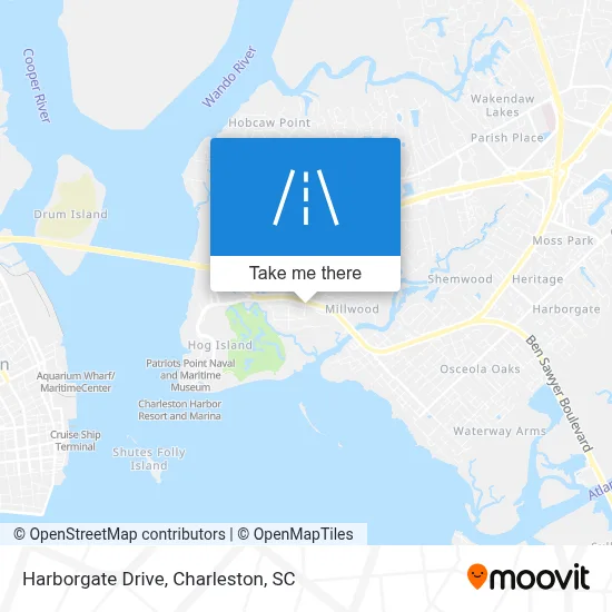 Harborgate Drive map
