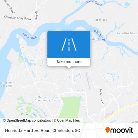 Henrietta Hartford Road map