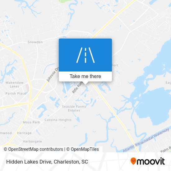 Hidden Lakes Drive map