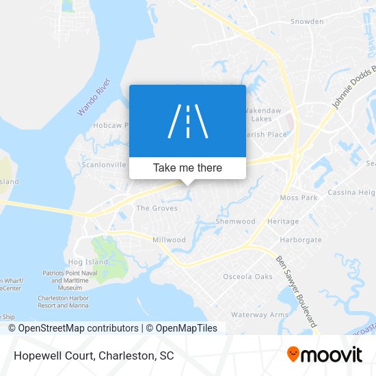 Mapa de Hopewell Court