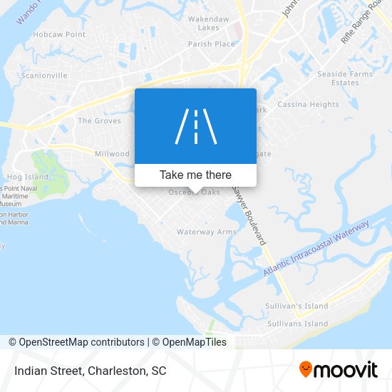 Mapa de Indian Street