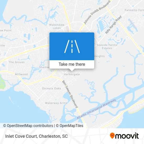 Inlet Cove Court map