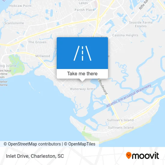 Inlet Drive map