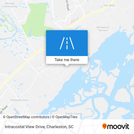 Intracostal View Drive map