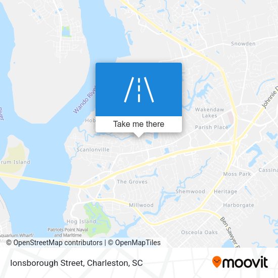Ionsborough Street map