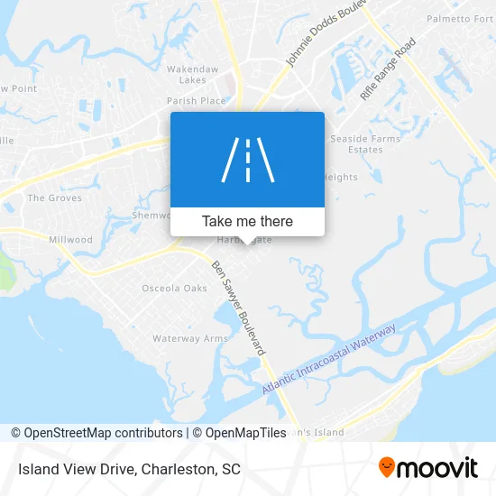 Island View Drive map
