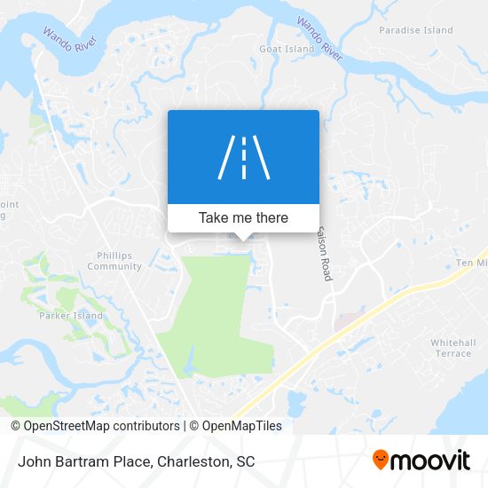 John Bartram Place map