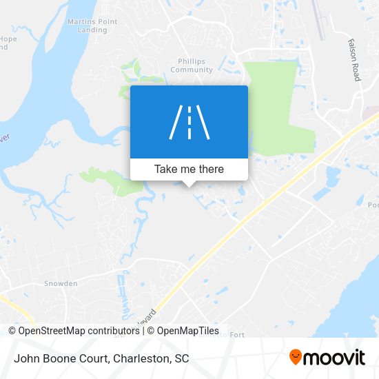 John Boone Court map
