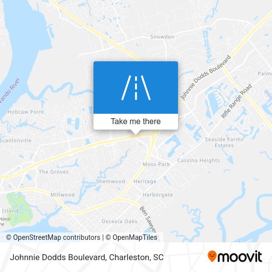 Johnnie Dodds Boulevard map