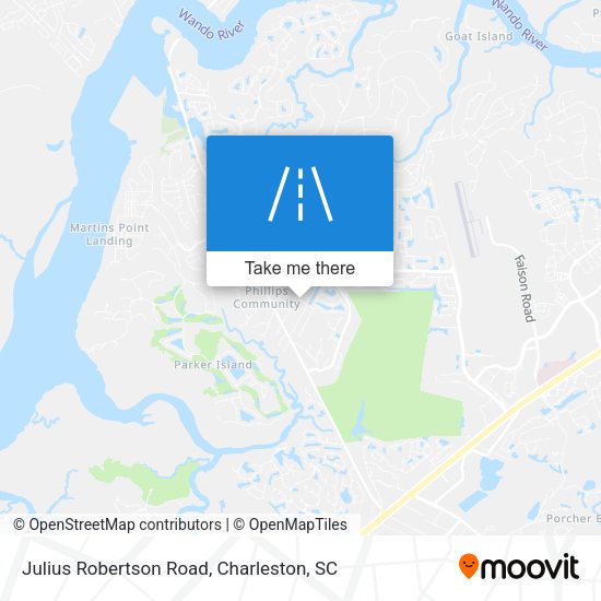 Mapa de Julius Robertson Road