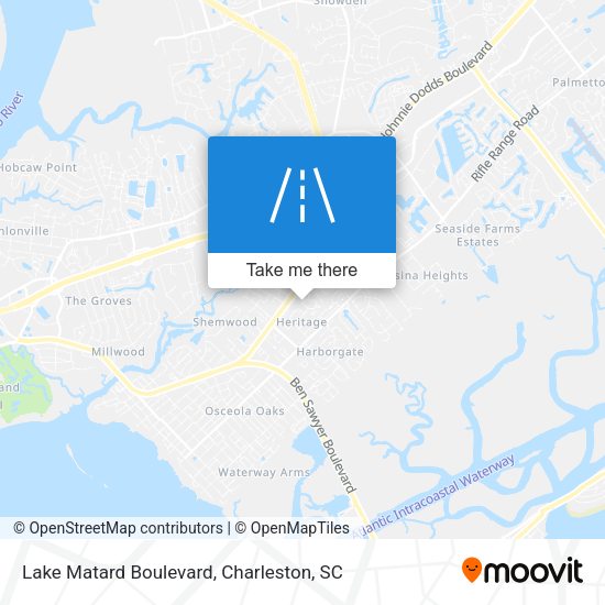 Lake Matard Boulevard map