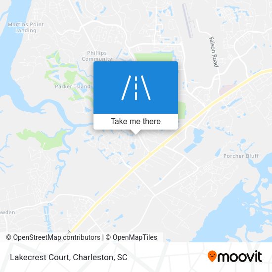 Lakecrest Court map
