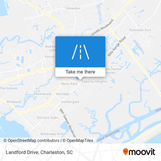 Mapa de Landford Drive