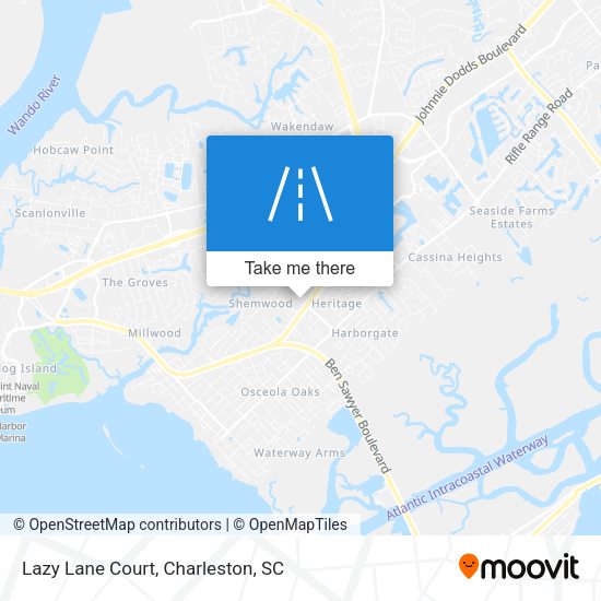 Mapa de Lazy Lane Court