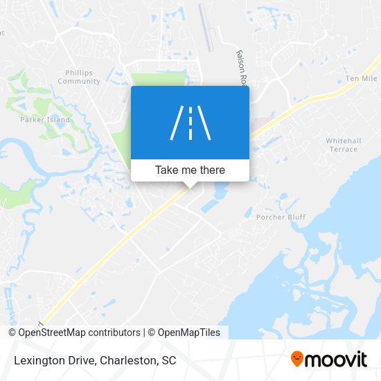 Mapa de Lexington Drive