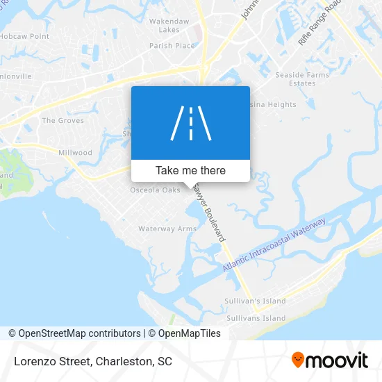 Mapa de Lorenzo Street