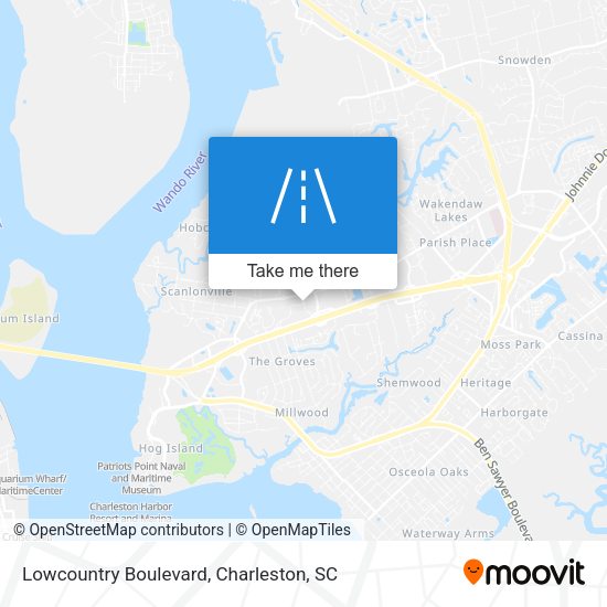 Lowcountry Boulevard map