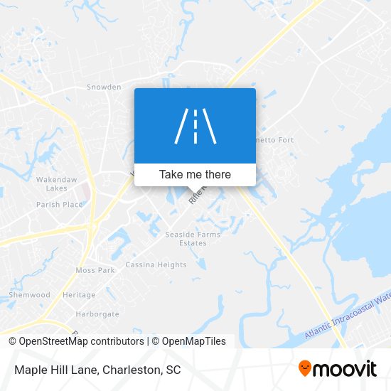 Maple Hill Lane map
