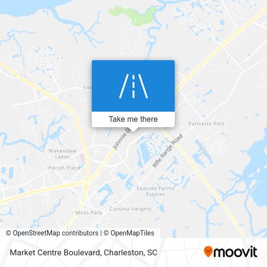 Mapa de Market Centre Boulevard