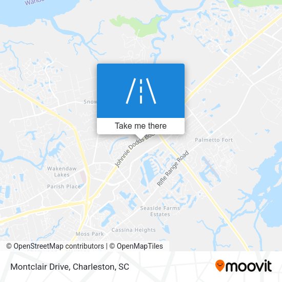 Mapa de Montclair Drive