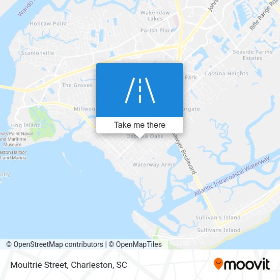 Moultrie Street map