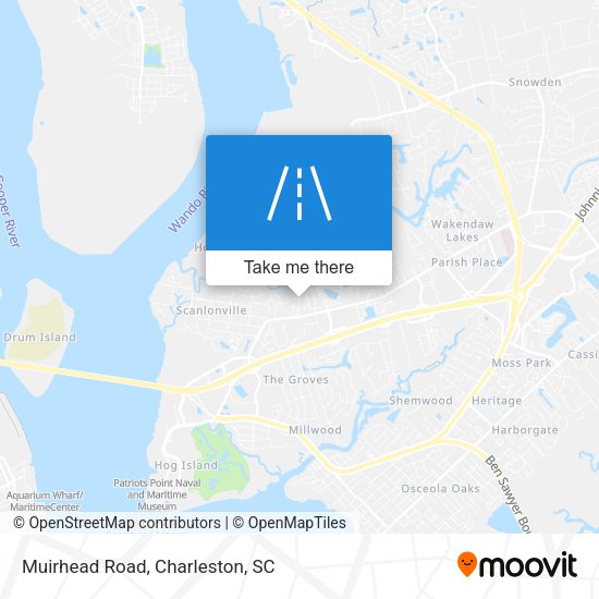 Mapa de Muirhead Road