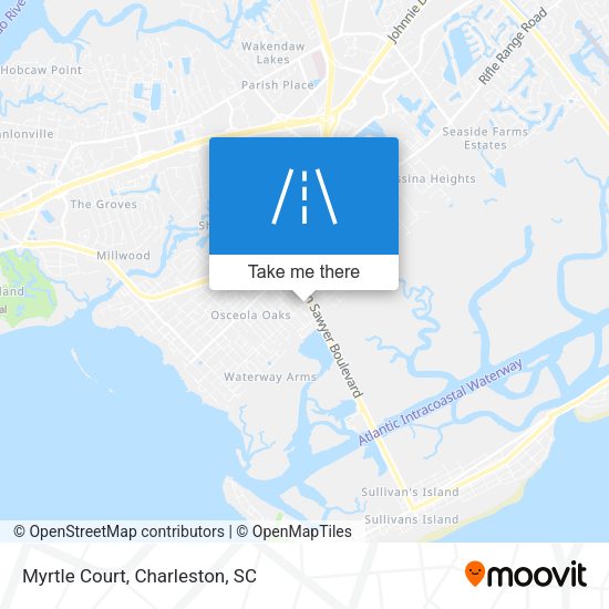 Mapa de Myrtle Court