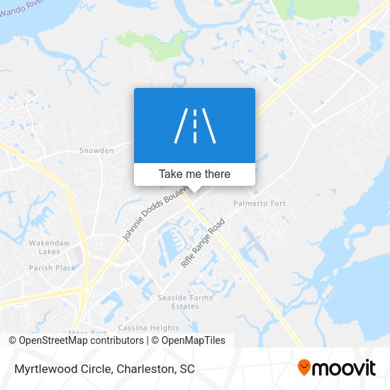 Mapa de Myrtlewood Circle