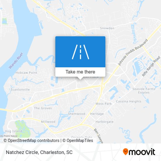 Mapa de Natchez Circle