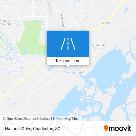 Mapa de National Drive