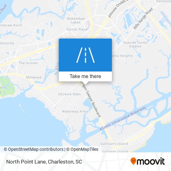 North Point Lane map