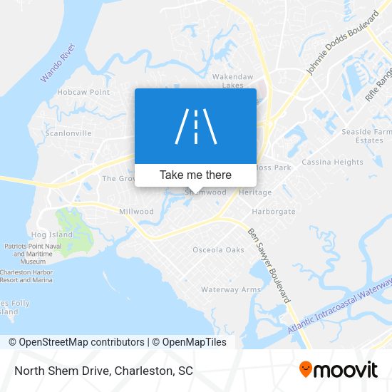 North Shem Drive map