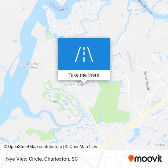 Nye View Circle map