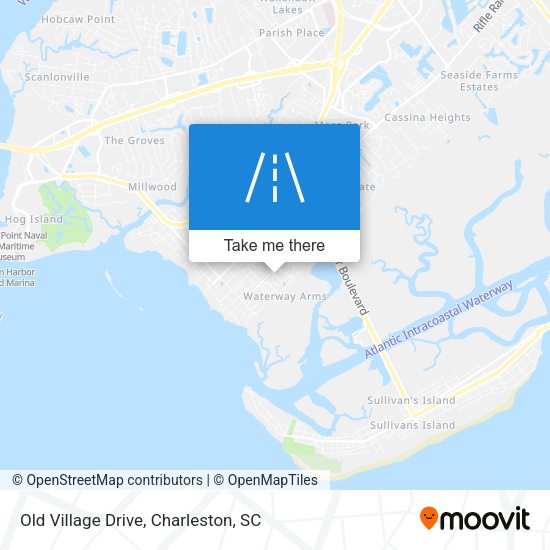 Old Village Drive map