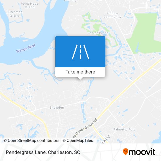 Mapa de Pendergrass Lane