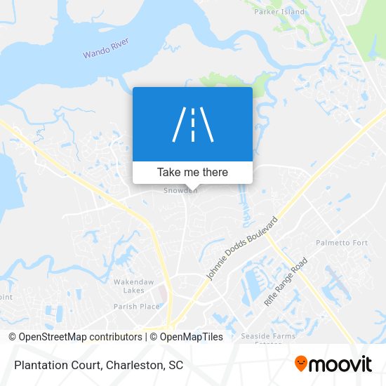 Plantation Court map