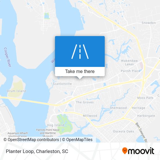 Planter Loop map