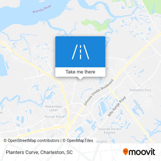 Mapa de Planters Curve
