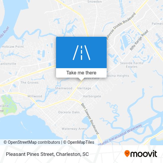 Mapa de Pleasant Pines Street