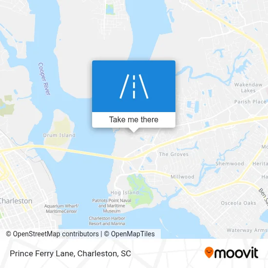 Prince Ferry Lane map