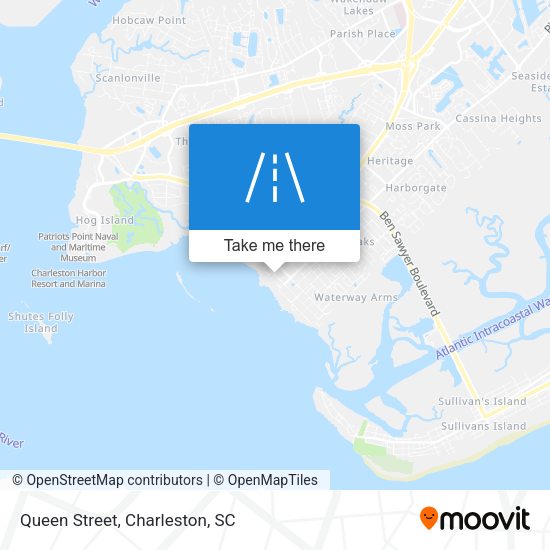 Mapa de Queen Street