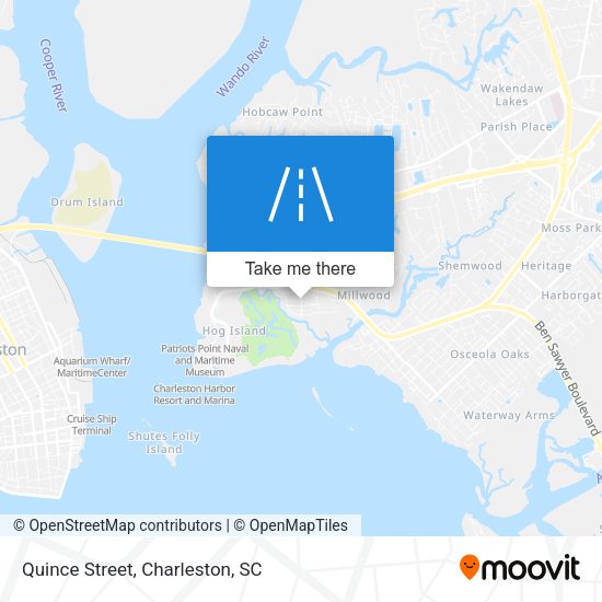 Mapa de Quince Street