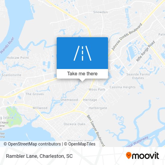 Mapa de Rambler Lane