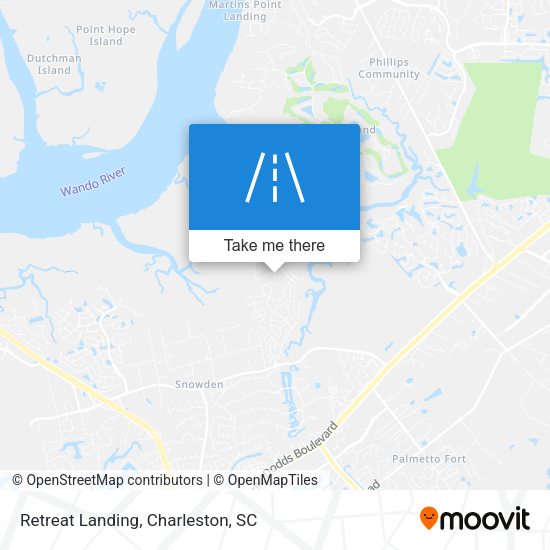 Mapa de Retreat Landing