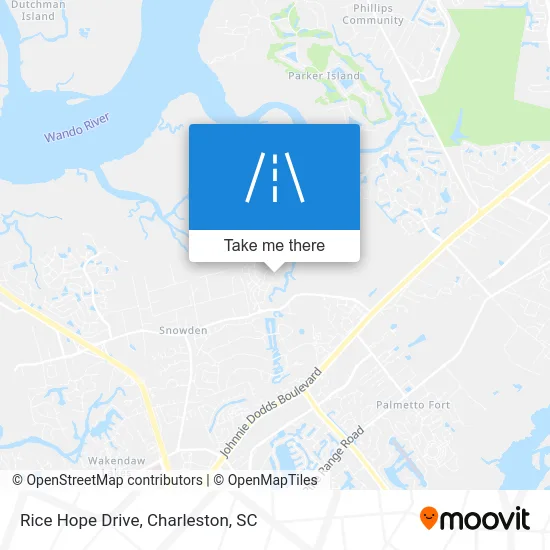 Rice Hope Drive map