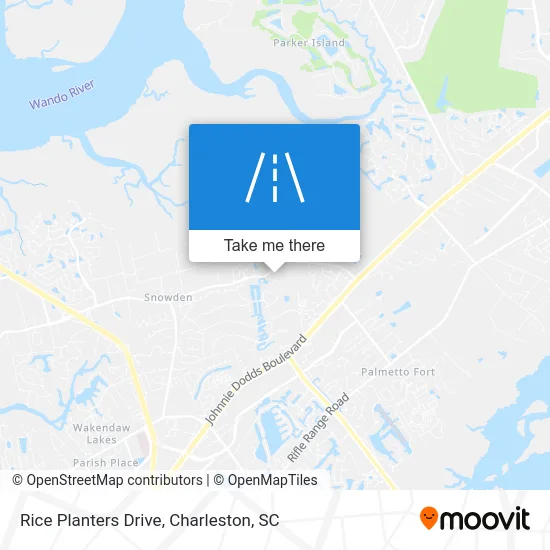 Rice Planters Drive map