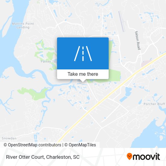 River Otter Court map