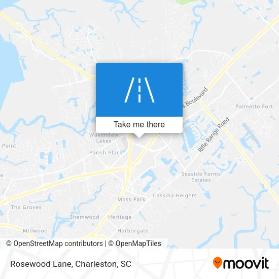 Mapa de Rosewood Lane